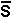 Bar over S