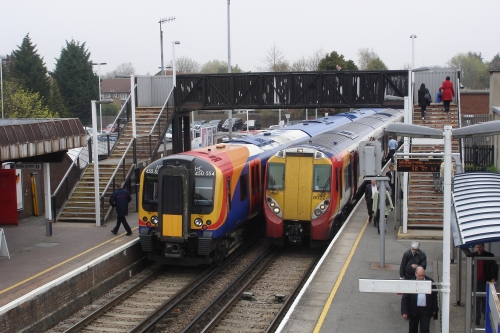 New Egham footbridge