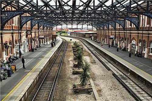 Train shed roof