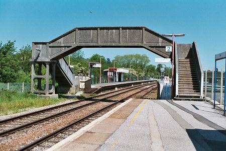 SR concrete footbridge