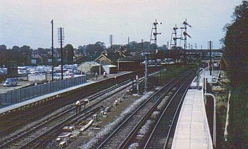 Farnborough station.