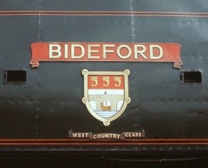 Bideford nameplate