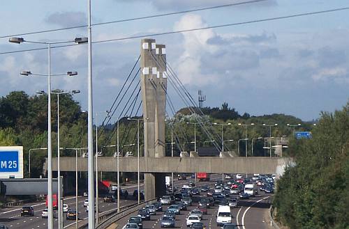 Chertsey Lyne bridge